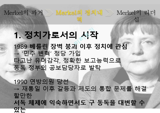 Merkel의 과거,Merkel의 리더십,메르켈의 리더십   (5 )